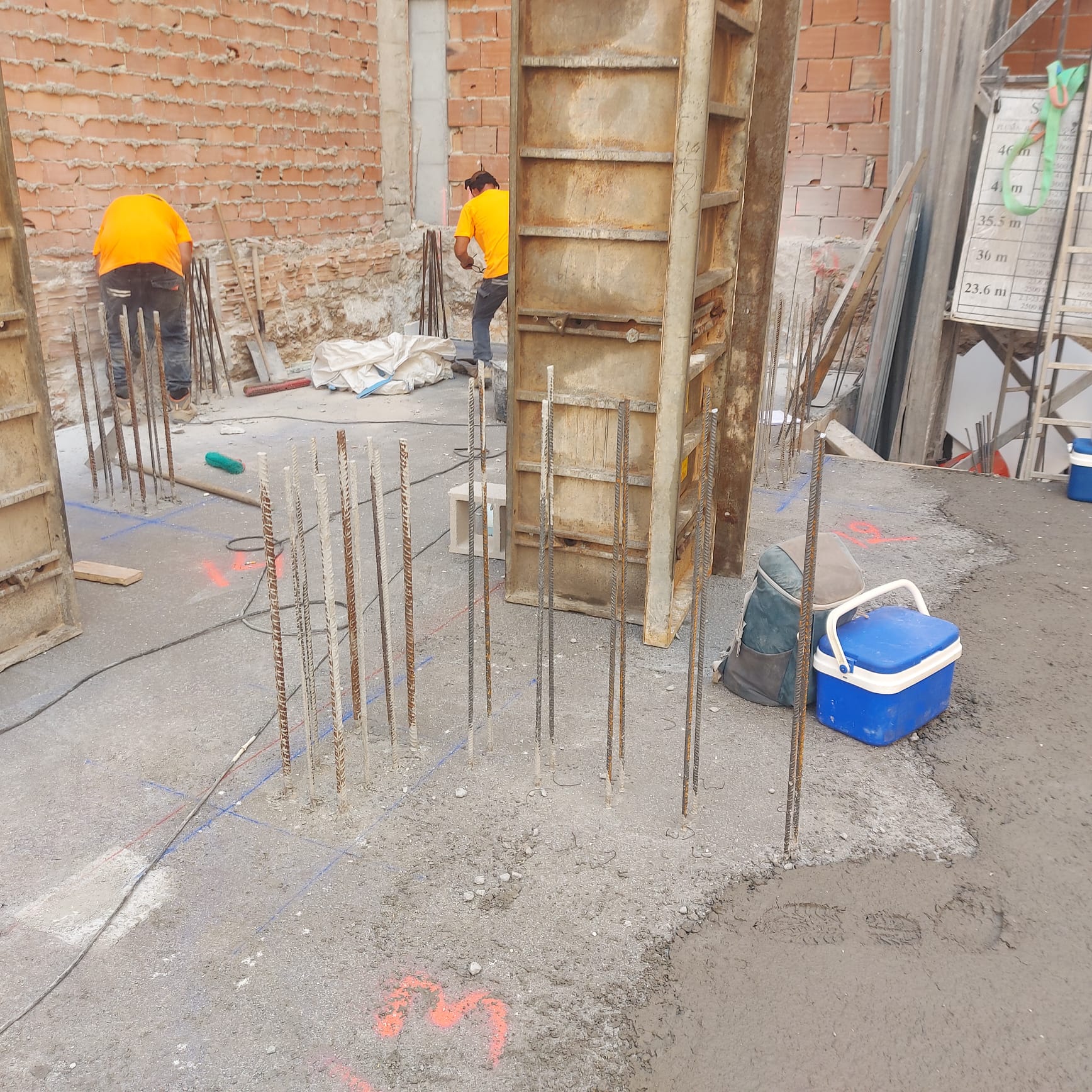 The foundation of the house is ready